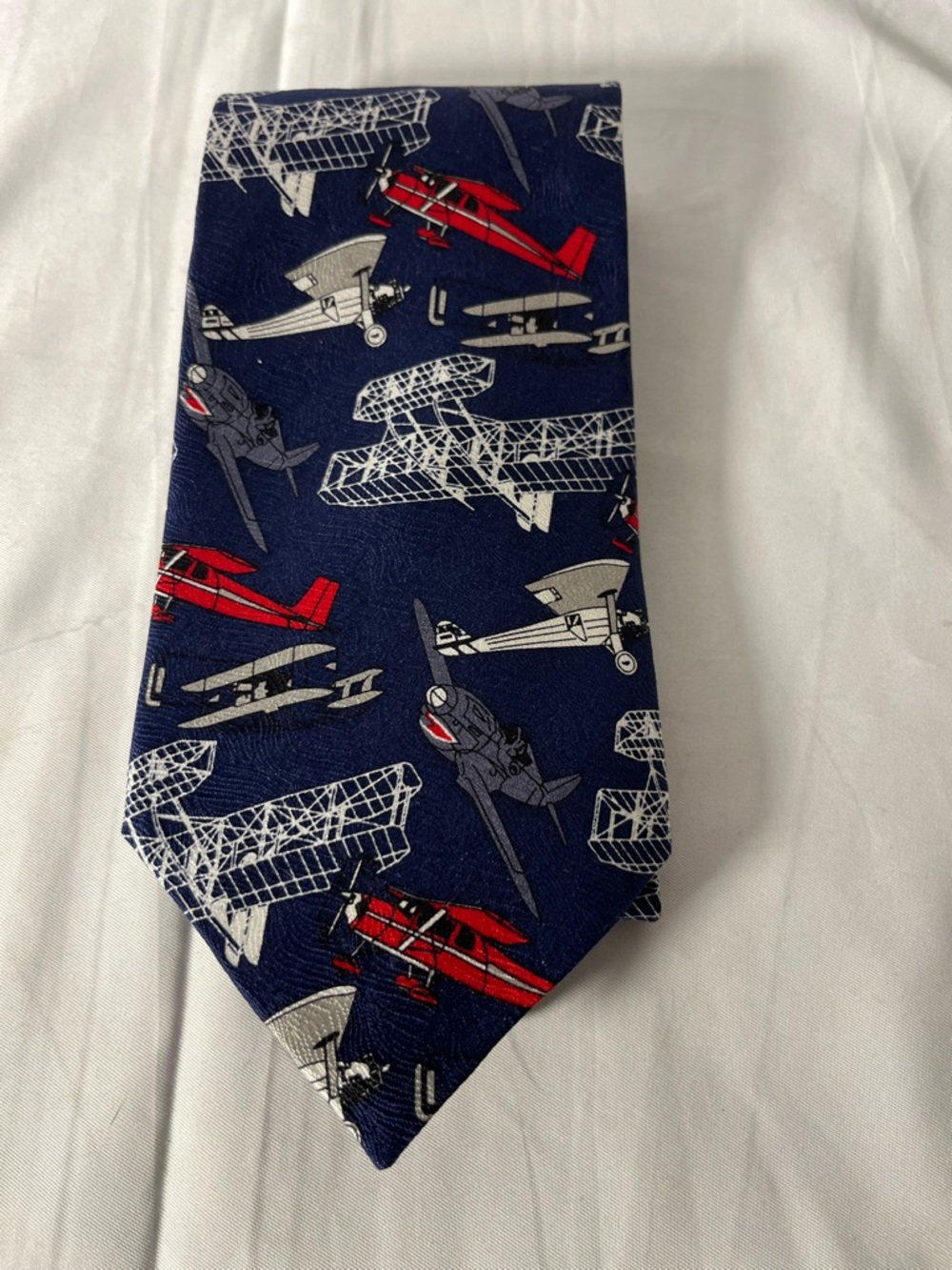 Smithsonian Silk Airplane Tie